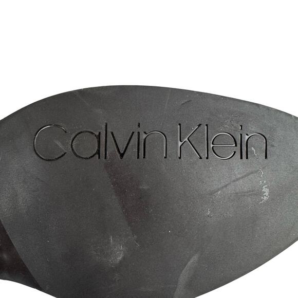 CALVIN KLEIN DEEDEE FAUX SUEDE OVER THE KNEE BOOTS IN MEDIUM BROWN NWOB SIZE 8M - Picture 10 of 15